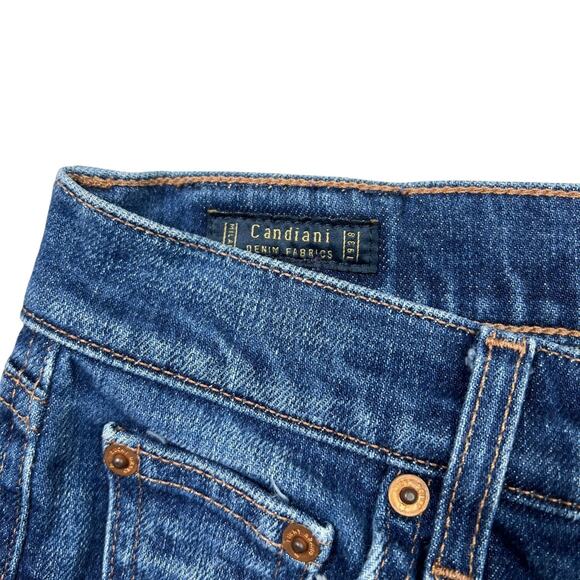 Lucky Brand Mid Rise Authentic Straight Crop Denim Jeans Dark Wash Womens 0 / 25 - Picture 6 of 9